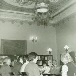Biblioteka w salonie Malczewskich