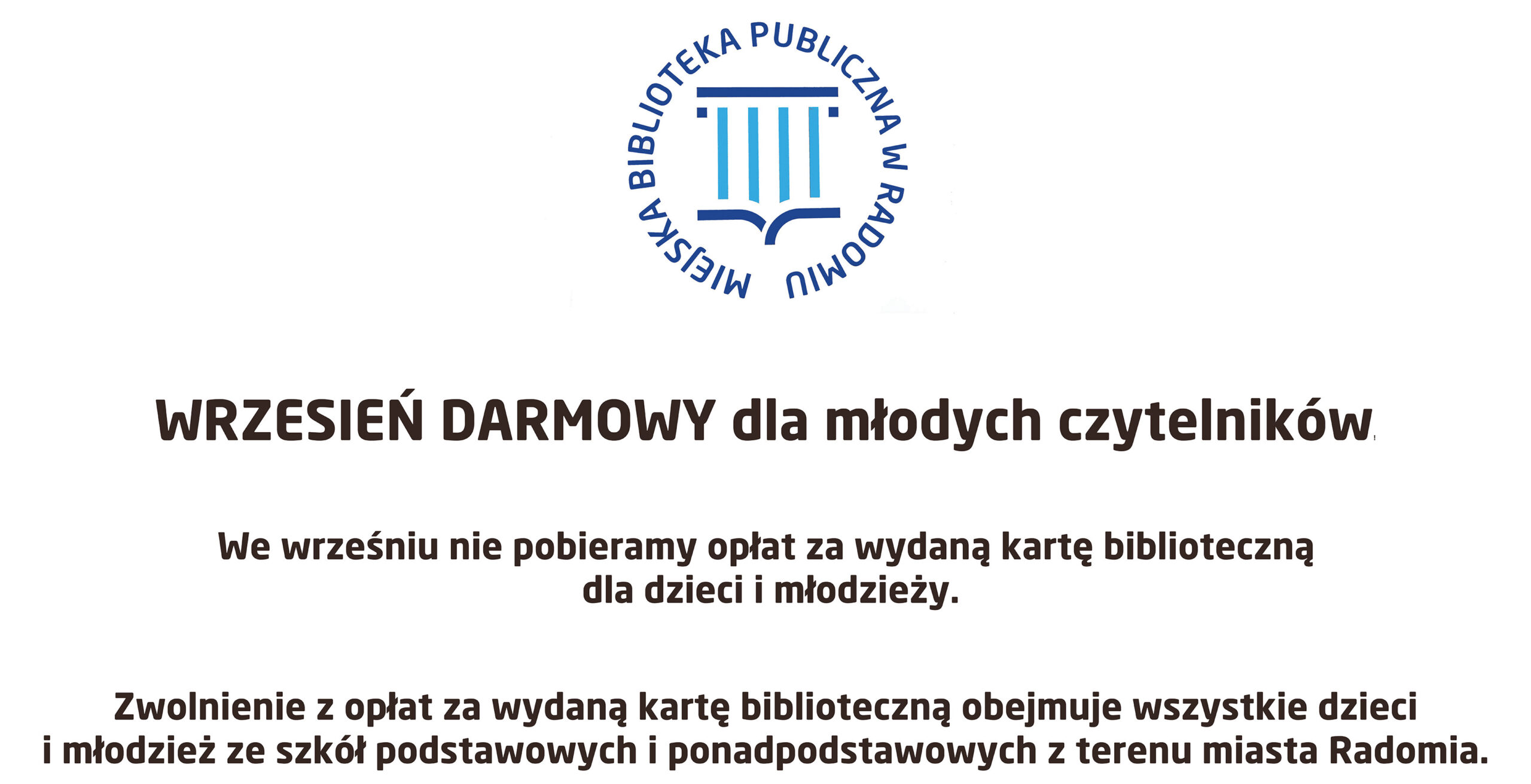 Wrzesień darmowych dla dzieci i młodzieży