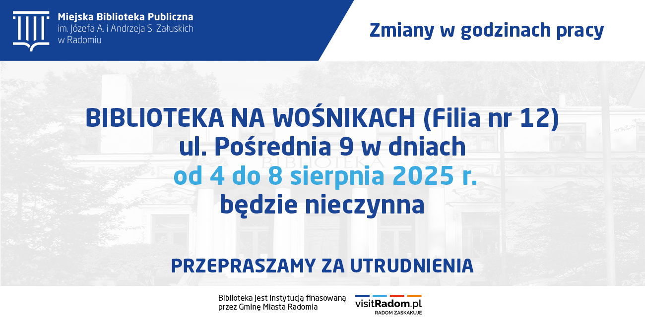 Filia nr 12 – 04.08.2025 r. – 08.08.2025 r.