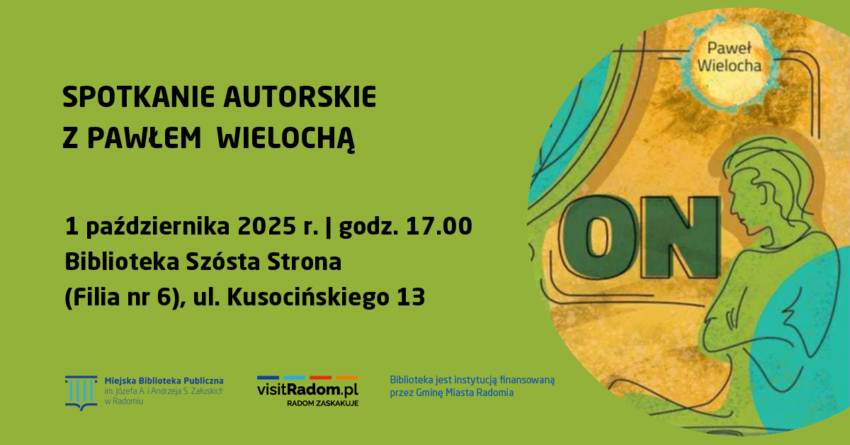 Spotkanie autorskie z Pawłem Wielochą