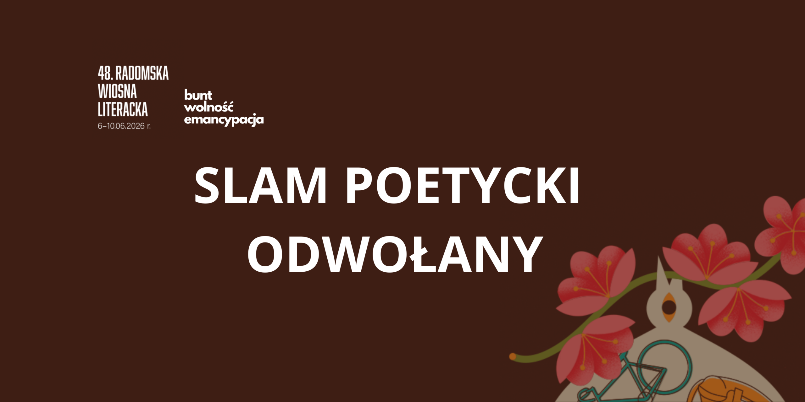 Slam poetycki został ODWOŁANY
