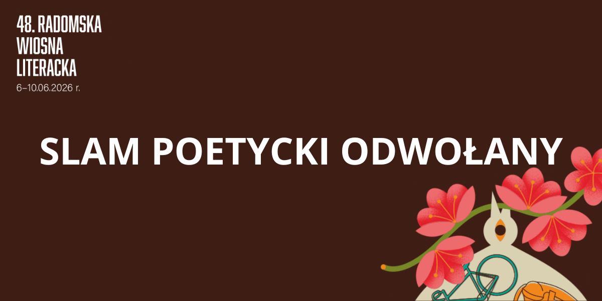 Slam poetycki został ODWOŁANY