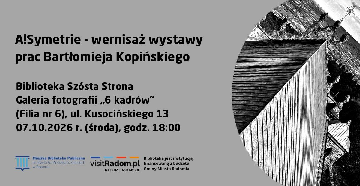 A!Symetrie – wernisaż wystawy prac Bartłomieja Kopińskiego